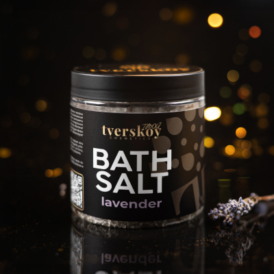 Соль для ванны 600 г - Лаванда (Lavender) ТВОЙ TVERSKOY